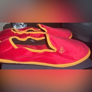 Four Seasons Miami Red Velvet Slippers (XXL) sizes 11-13